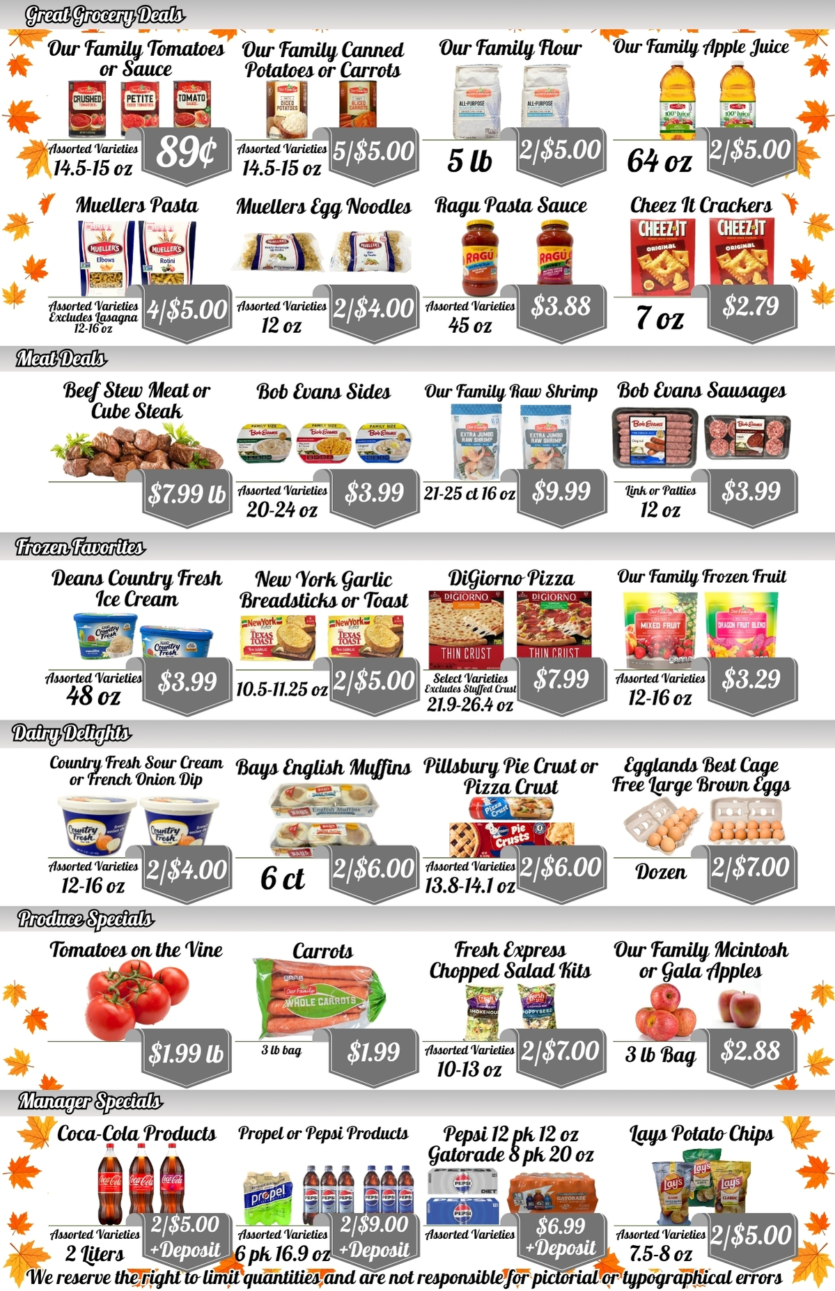 Flier 10.12.26 to 10.18.26 Page 2 Back Page